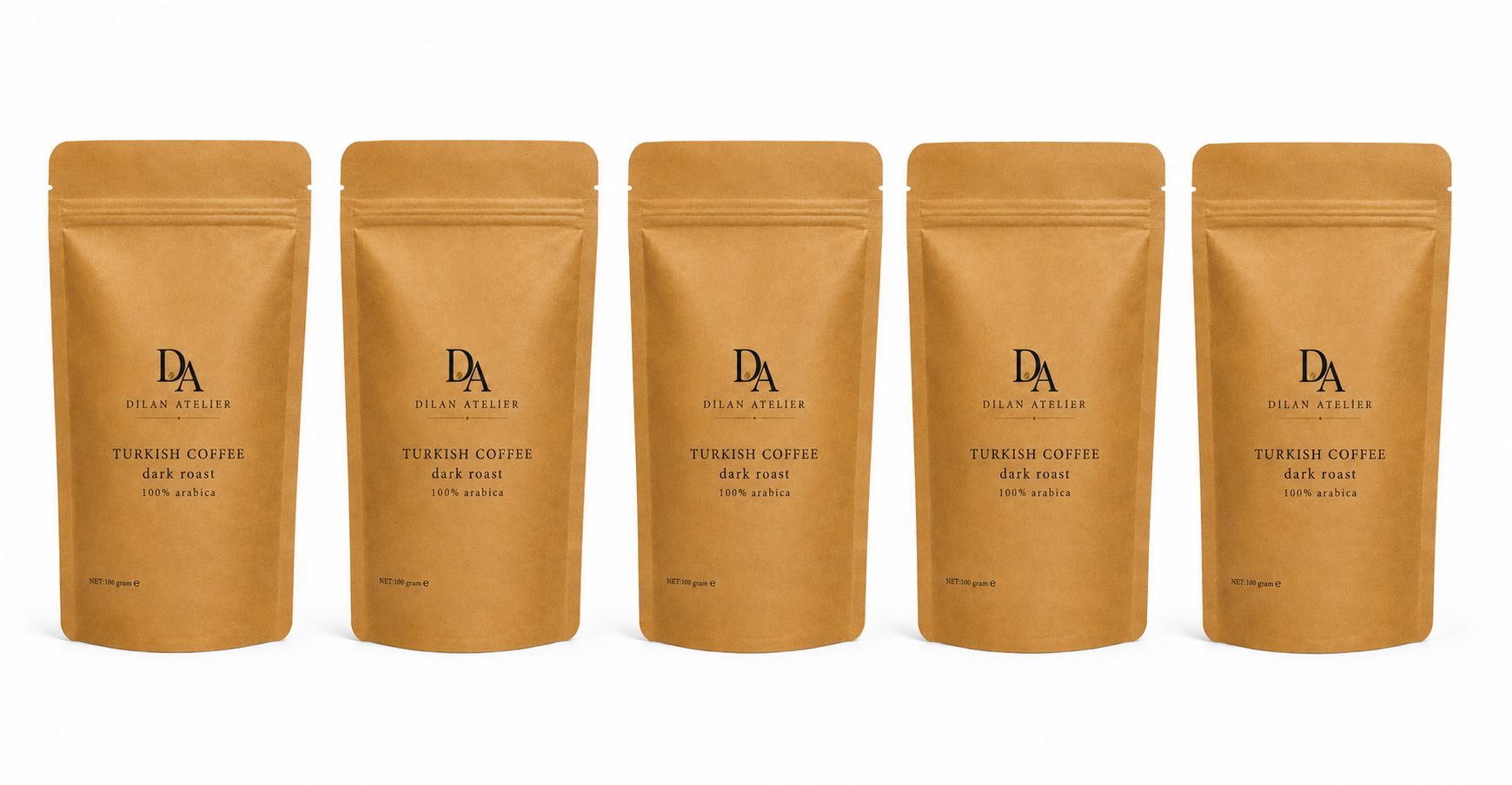 Turkish coffee dark roast 5 packs %100 Arabica