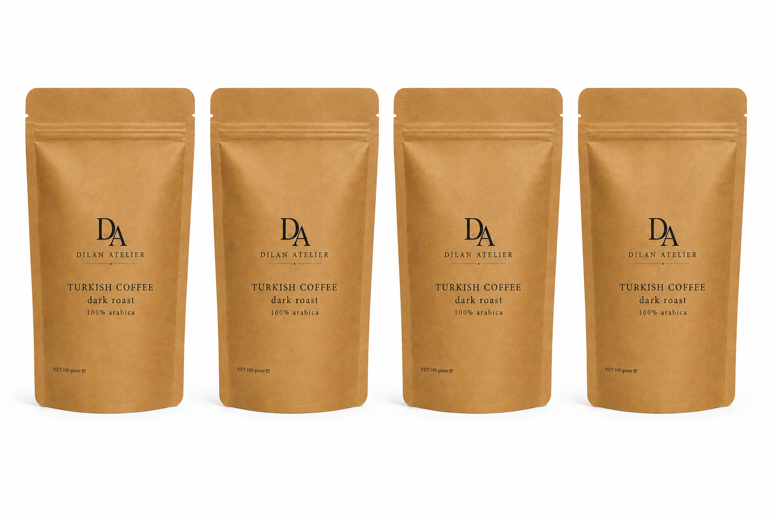 Turkish coffee dark roast 4 packs %100 Arabica