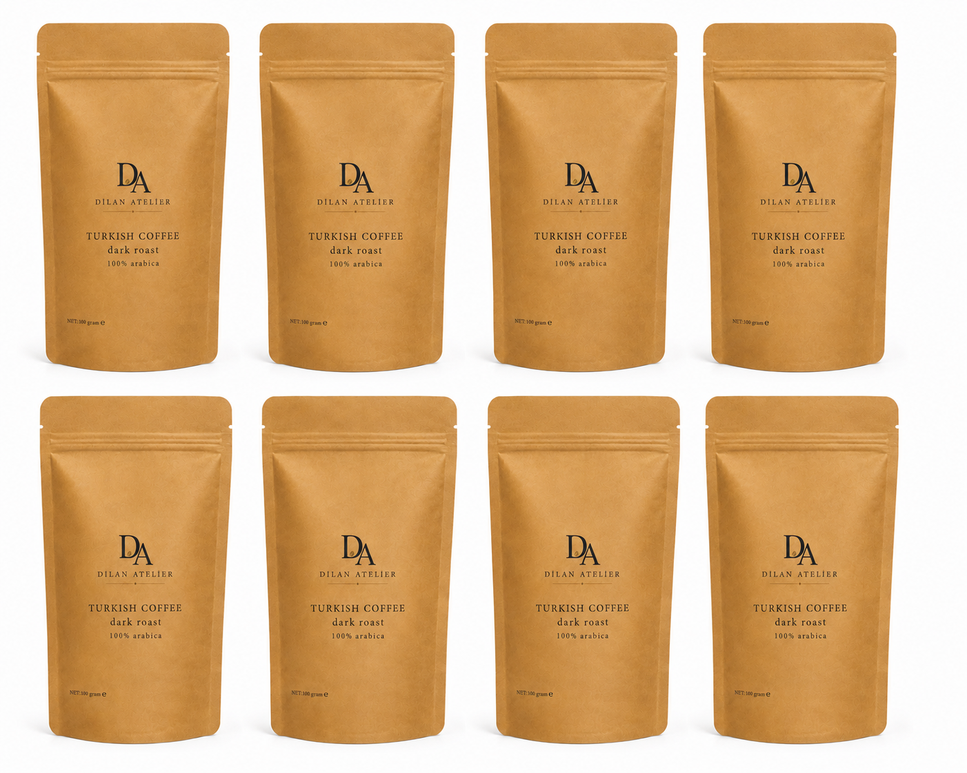 Turkish coffee dark roast 8 packs %100 Arabica