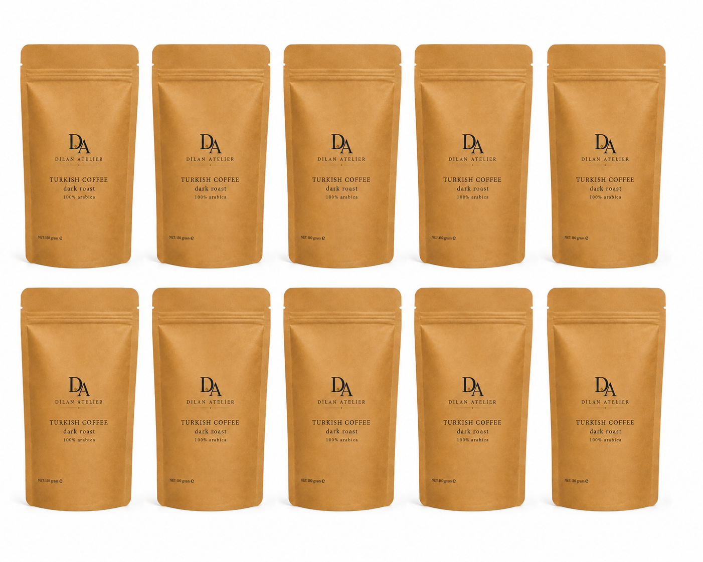 Turkish coffee dark roast 10 packs %100 Arabica