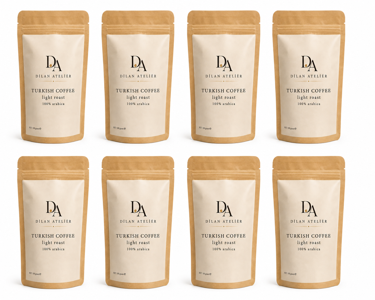 Turkish coffee light roast 8 packs %100 Arabica