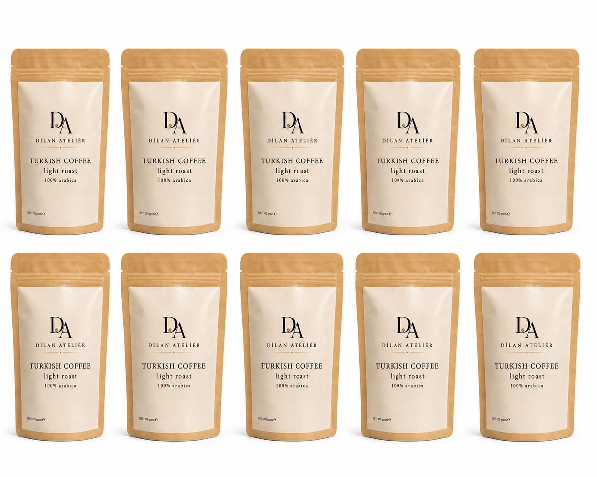 Turkish coffee light roast 10 packs %100 Arabica