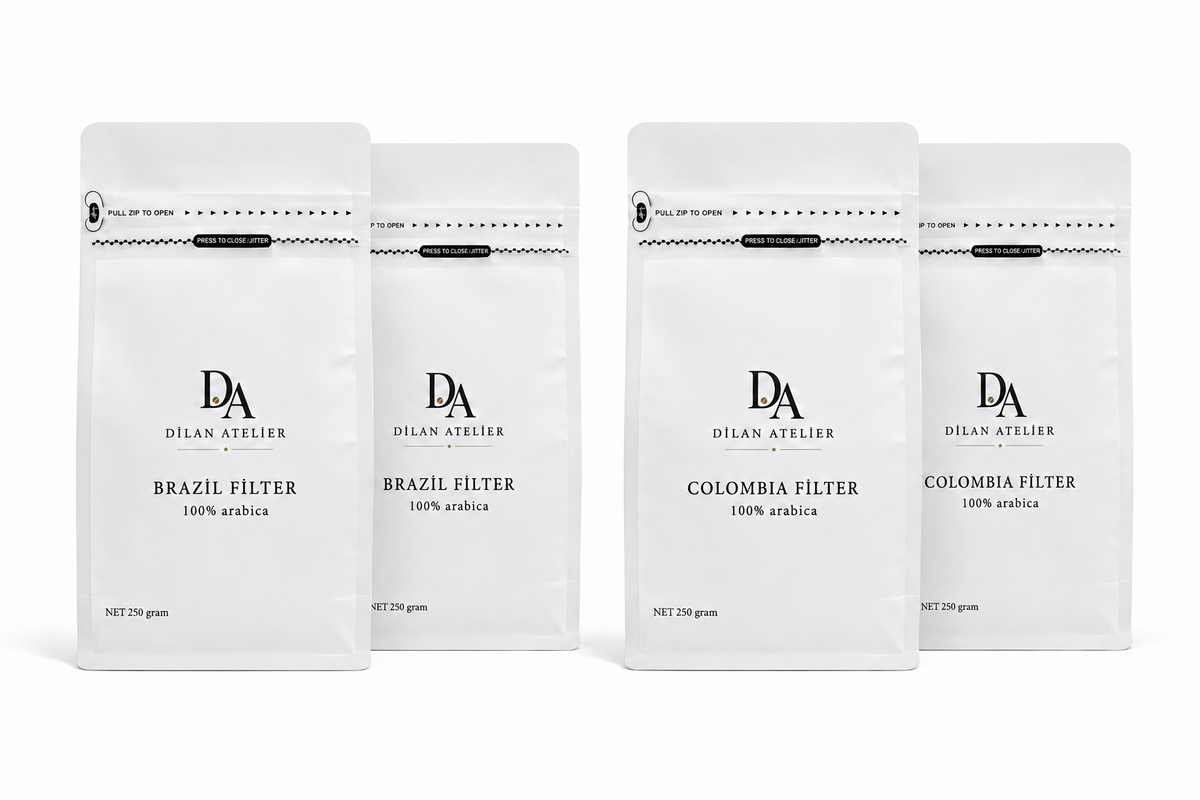 Brazil & Colombia filter coffee set 4 packs