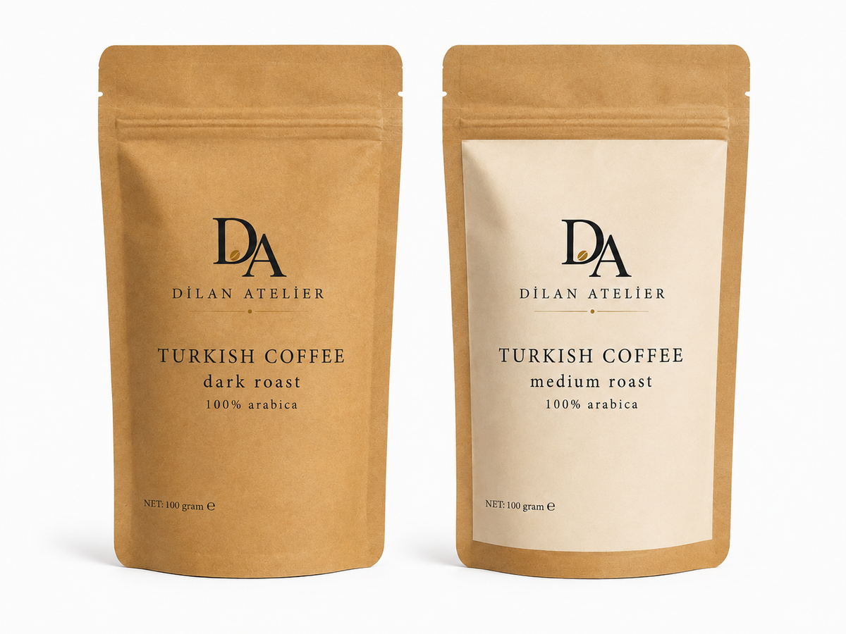 Turkish coffee medium & dark roast 2 packs %100 Arabica