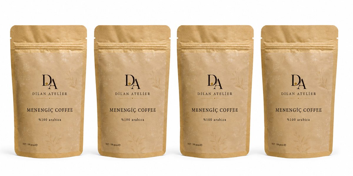 Turkish Menengiç coffee set 4 packs %100 Arabica