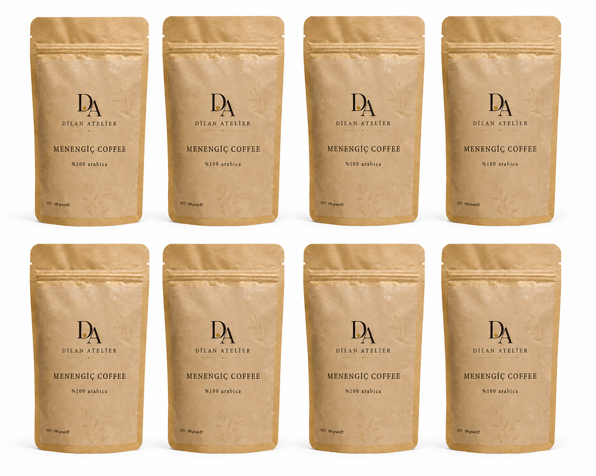 Turkish Menengiç coffee set 8 packs %100 Arabica