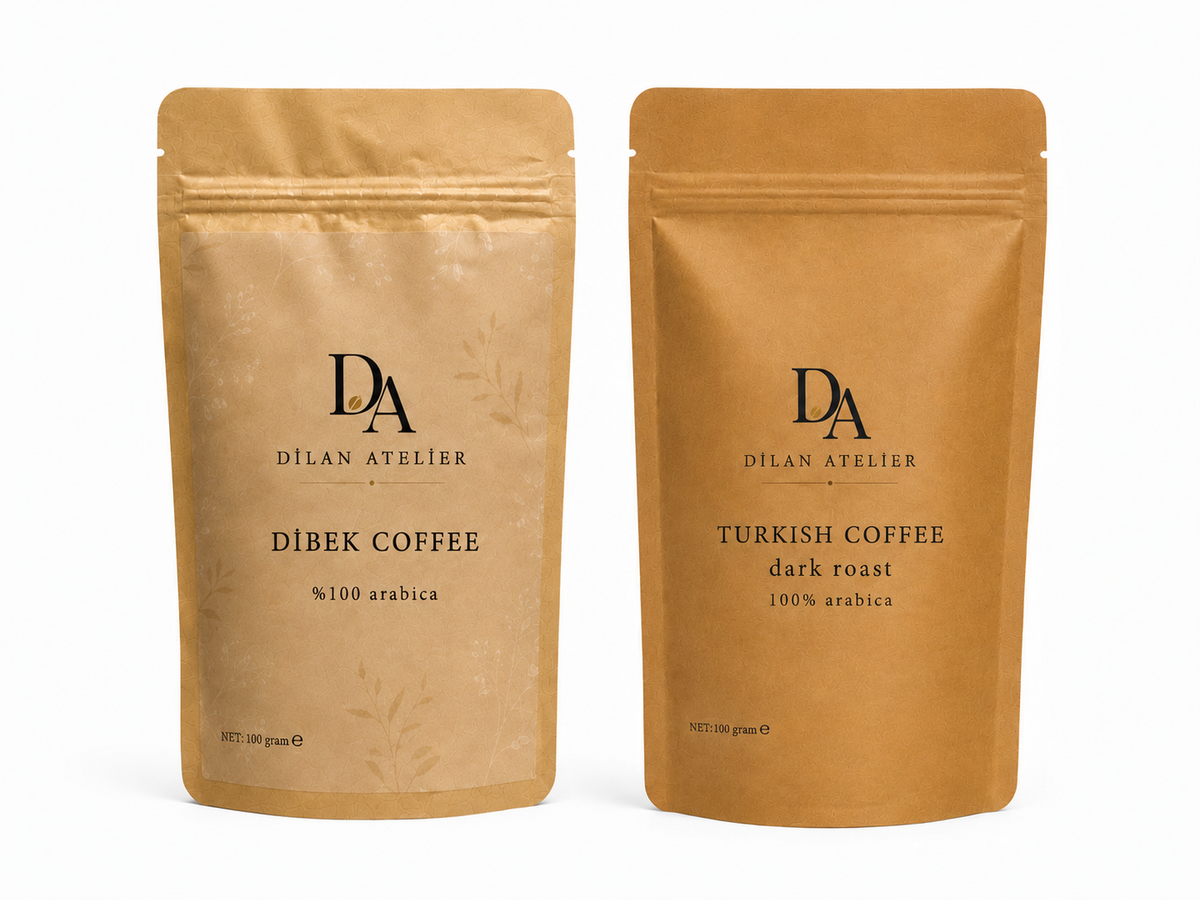 Turkish coffee dark roast & Dibek 2 packs set